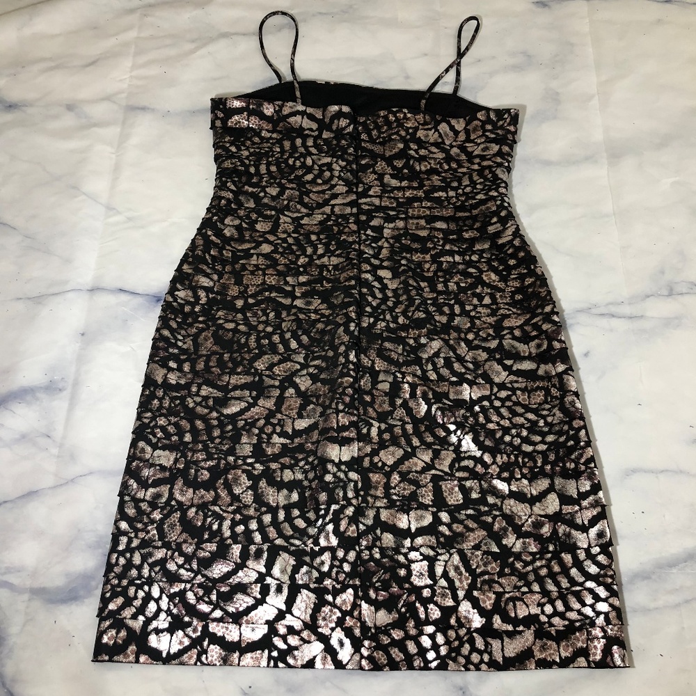 Dress Barn Collection Black & Metallic Pink Dress - Picture 6 of 8
